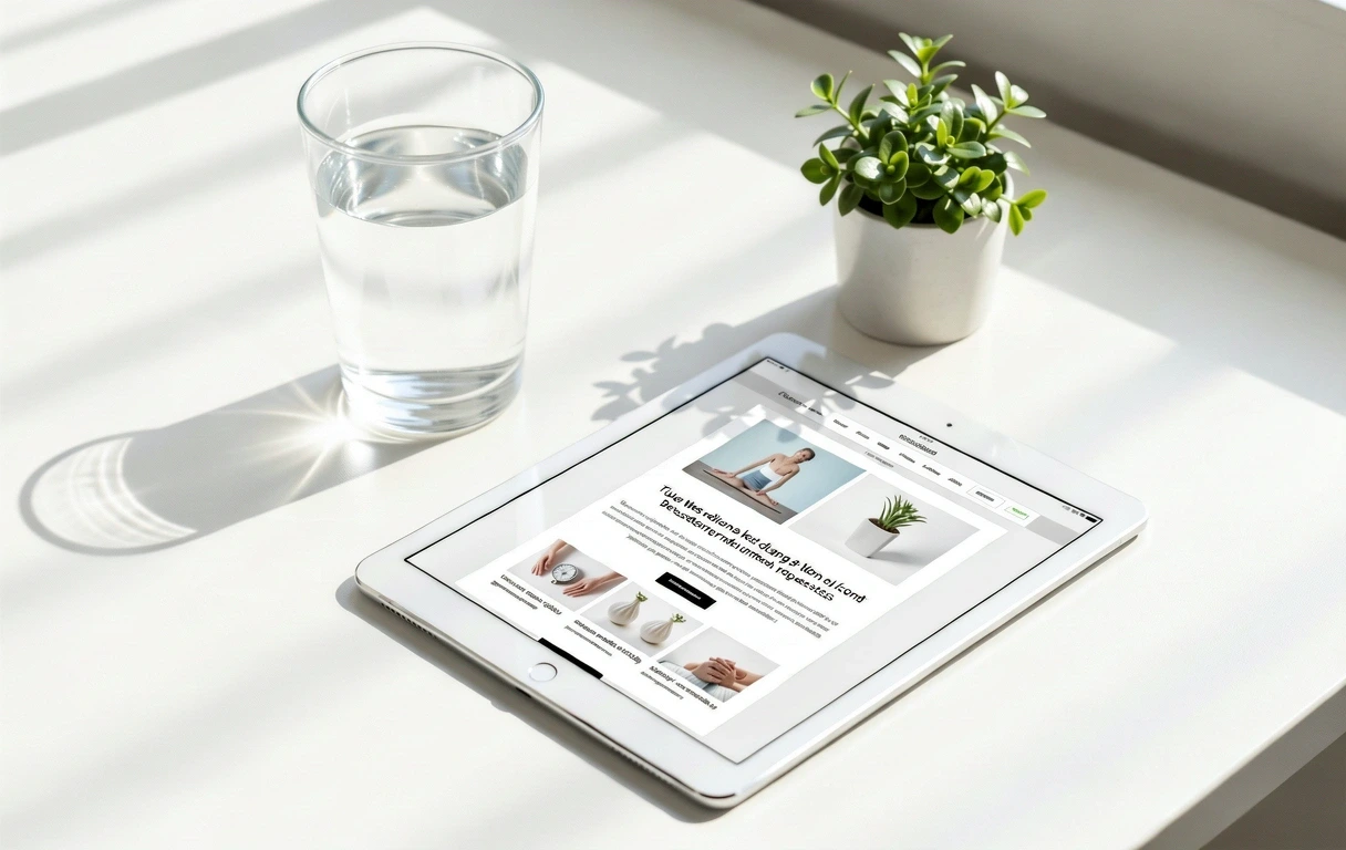 Clean digital wellness environment